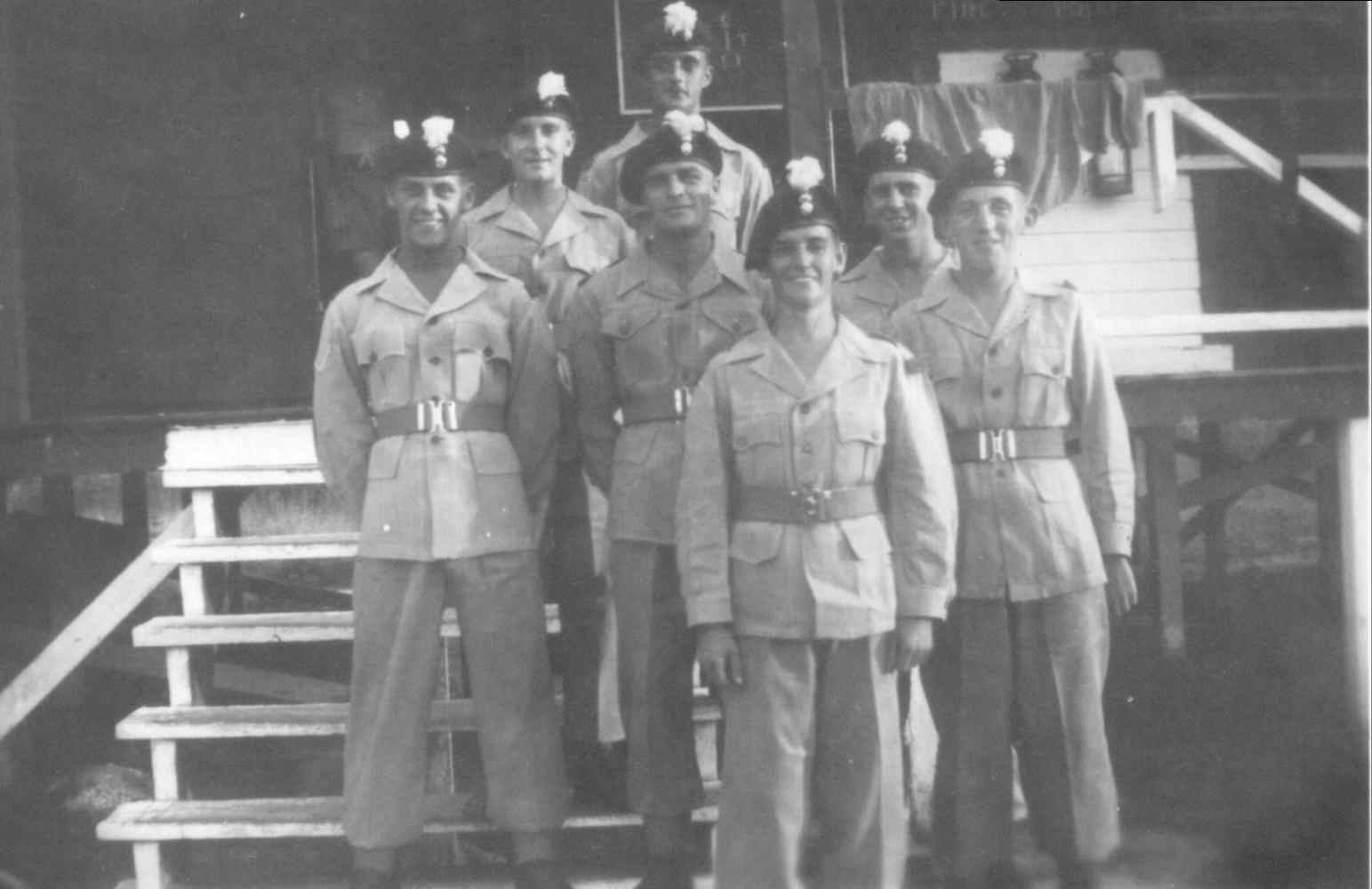 READY FOR GUARD DUTY  BELIZE 1953